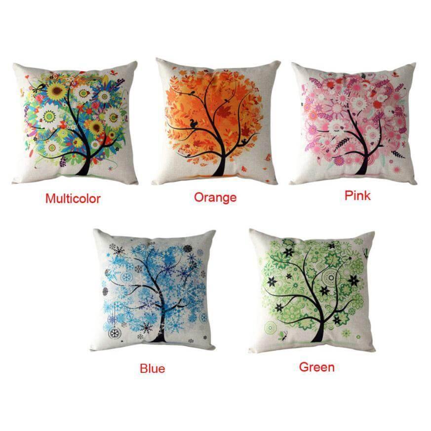 Fall Tree Fresh Sofa Pillow Cases