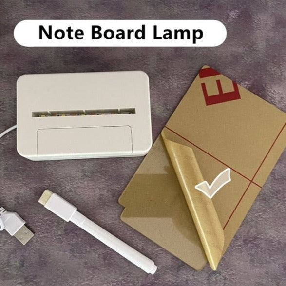 Creative Note Board Led Table Lamp