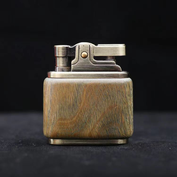 Wooden Vintage Spark Kerosene Lighter