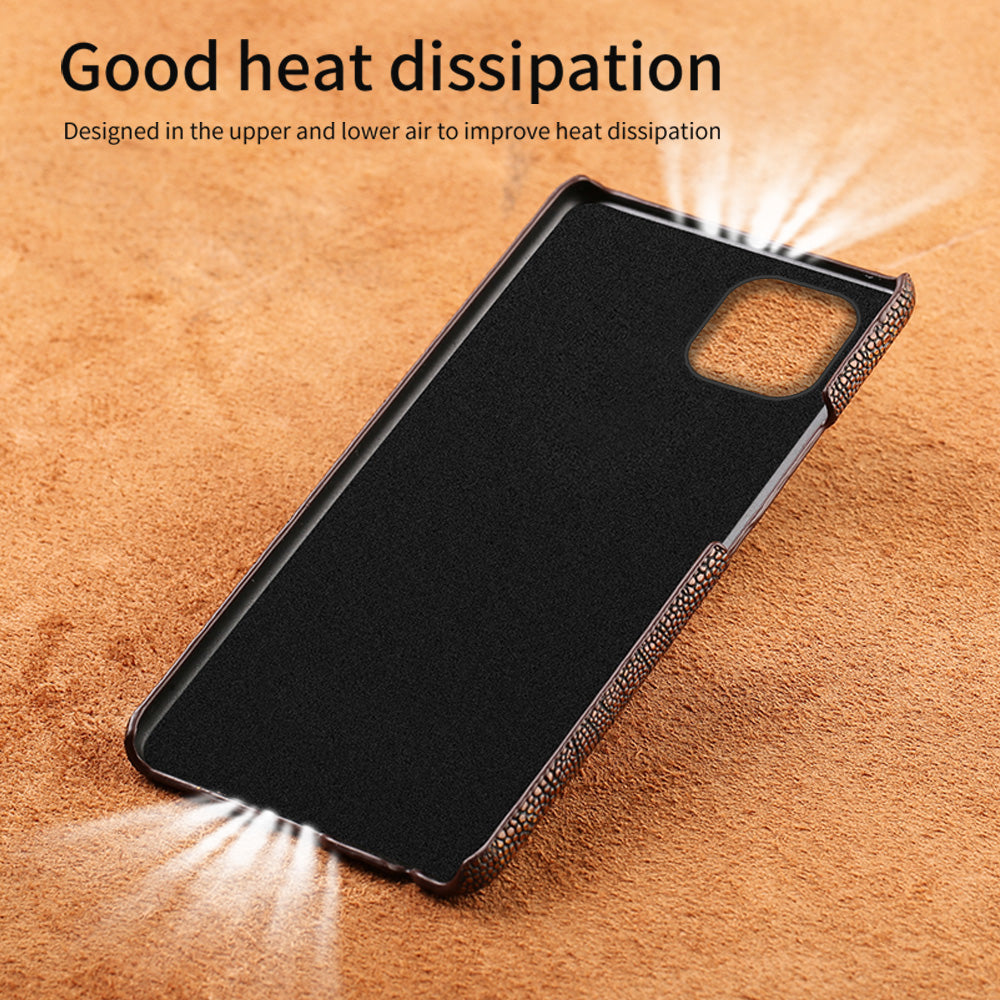 Luxury Real Ostrich Shock-Protection Breathable iPhone Cases