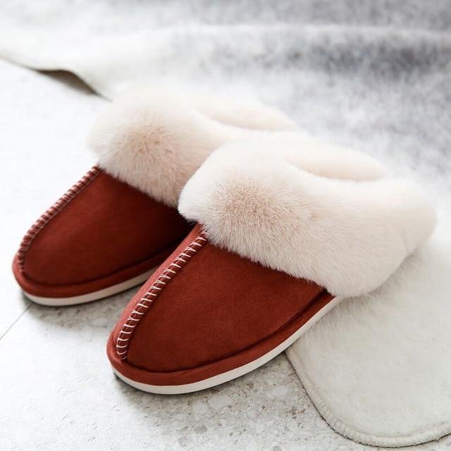 Lightweight Washable Comfy Plush Slippers