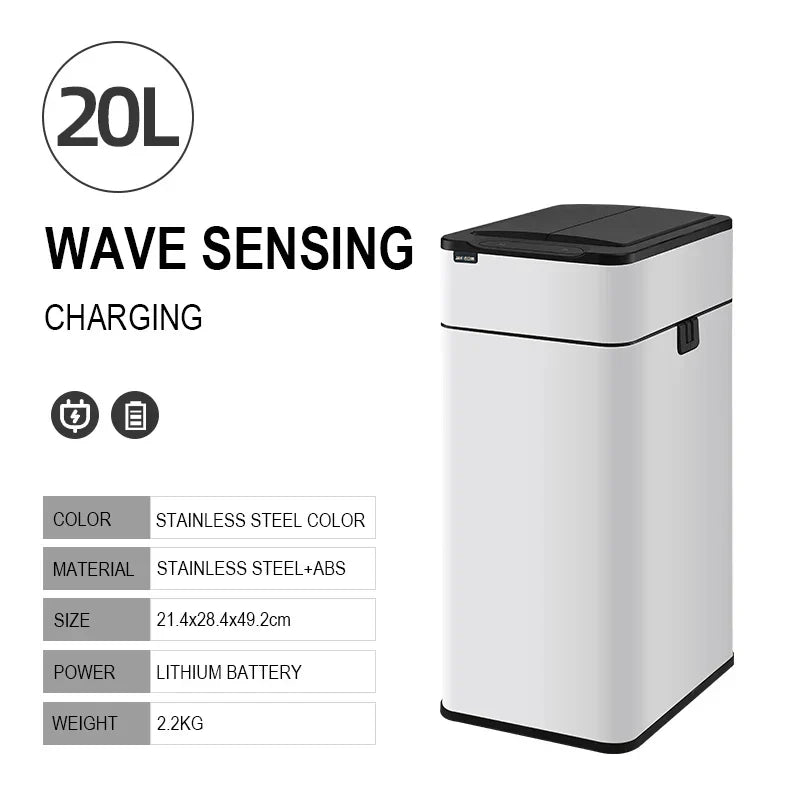 Smart Stainless Steel Automatic Sensor Trash Bin