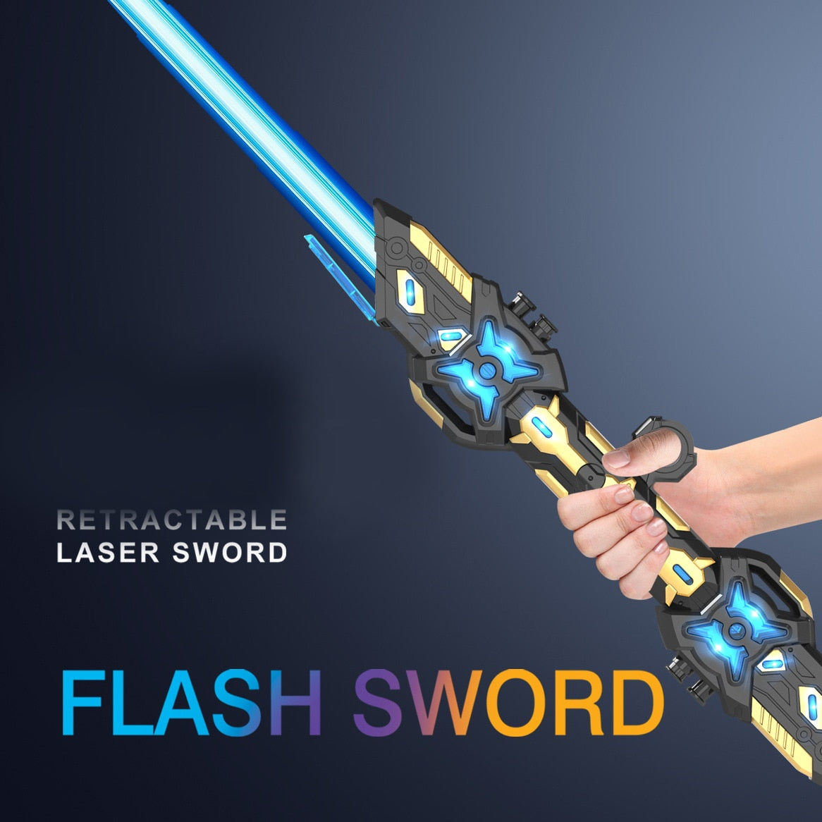 Rechargeable Telescopic Power Laser Toy Sword