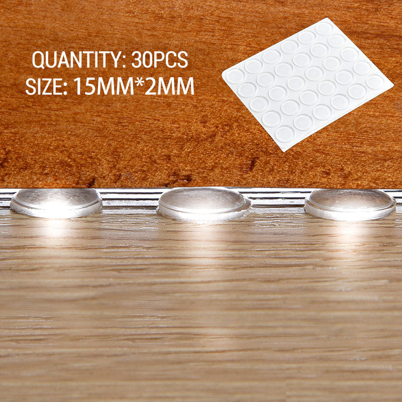 Self-Adhesive Silicone Cabinet Door Stopper Pads