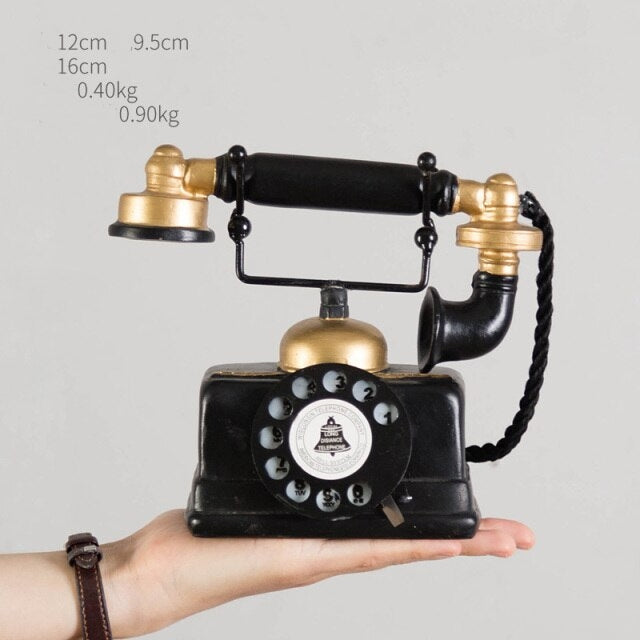 Vintage Style Old-fashioned Artificial Film Player Telephone Camera Projector