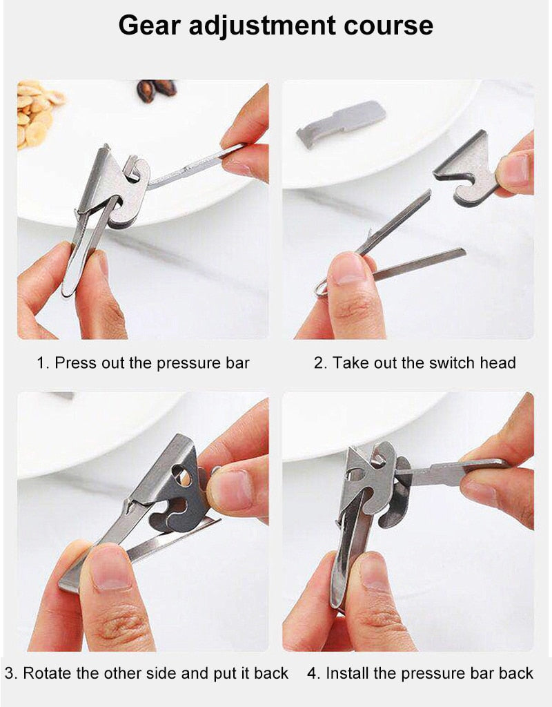 Stainless Steel Manual Seed Peeler