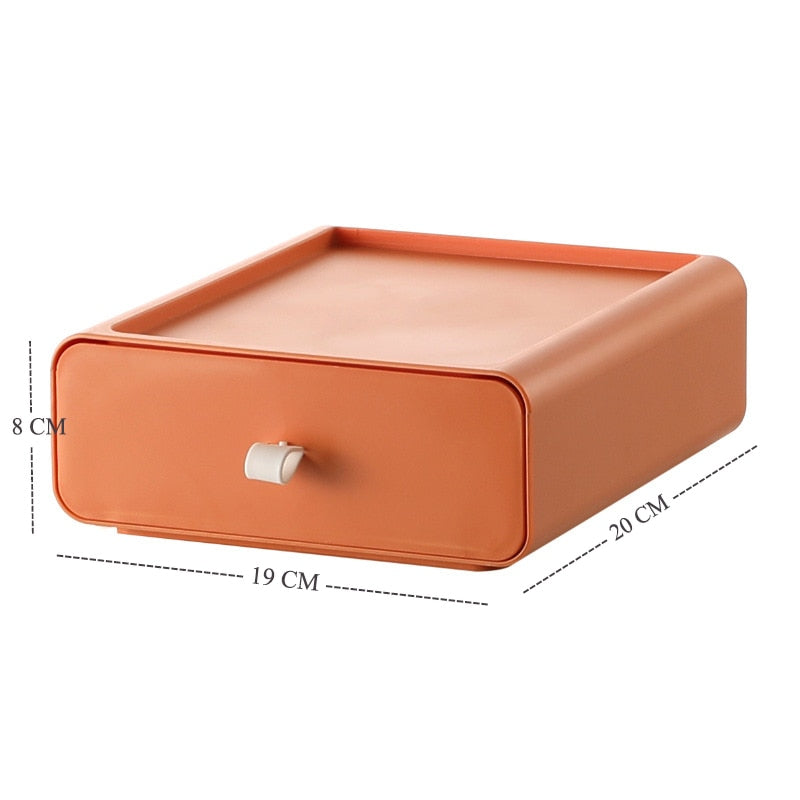 Colorful Stackable Makeup Storage Box