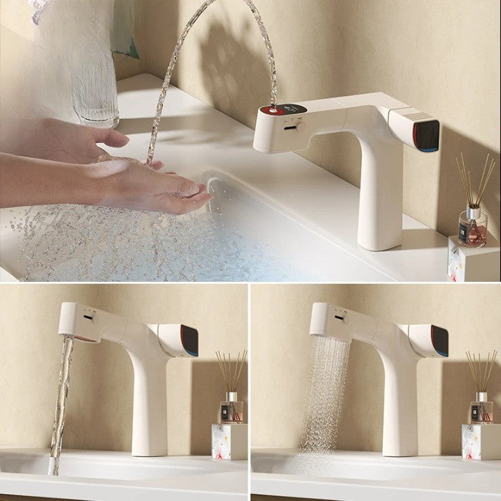 Pull-Out Water Filter LED Temperature Control Faucet