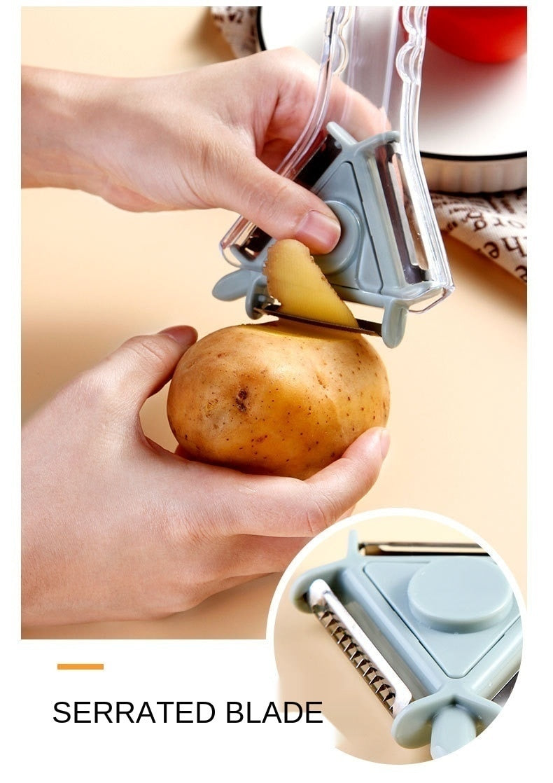 Magic Multi-Blade Triangle Vegetable Peeler