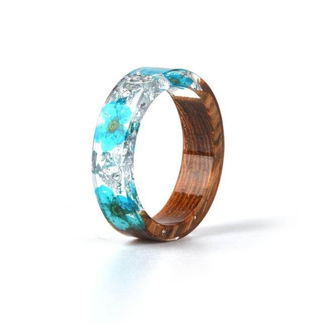 Handmade Colorful Wood Love Ring