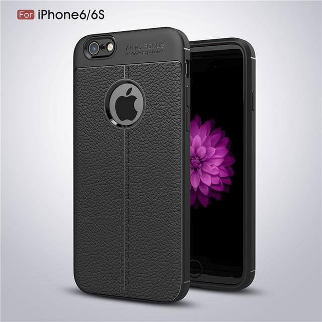 Shockproof Amor Matte Carbon Fiber Cover for iPhone Models