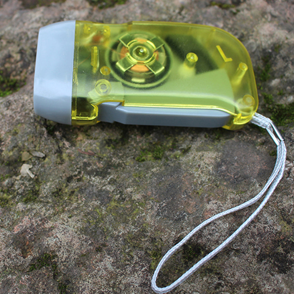 Manual Emergency Outdoor Mini Flashlight