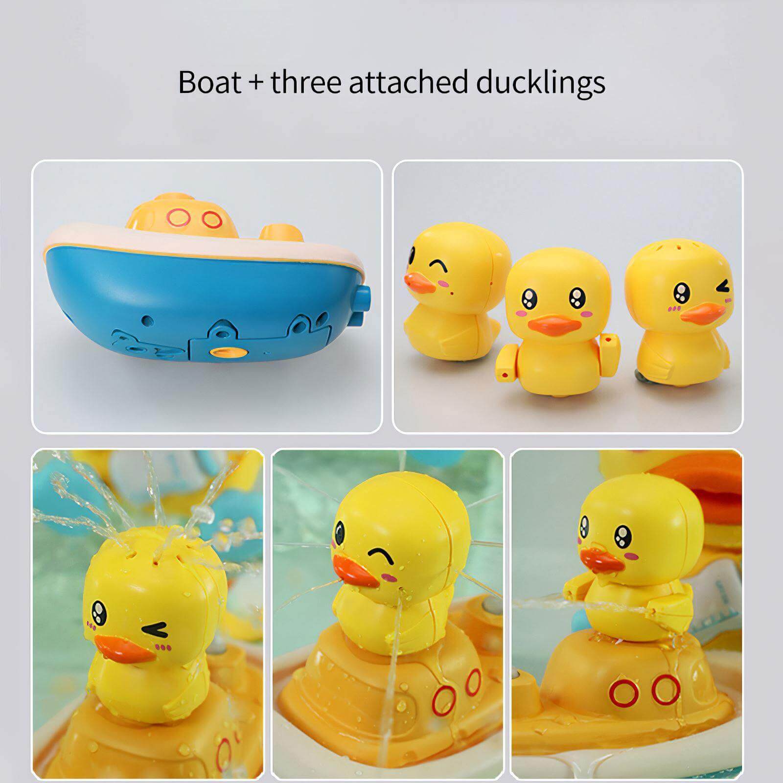 Electric Floating Bathtub Duck Toy Sprinkler