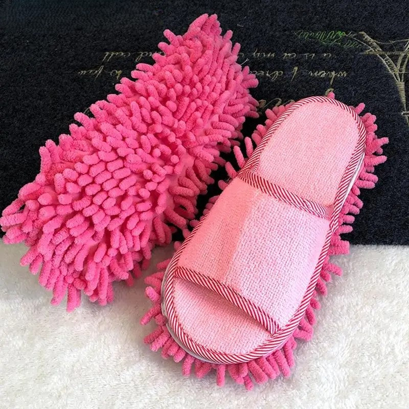 Home Helper Dust Cleaner Mop Slippers