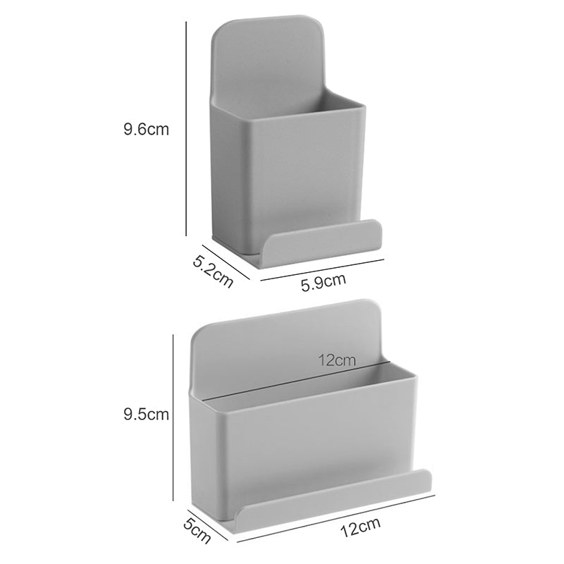 Wall-Mounted Storage Organizer Phone Holder