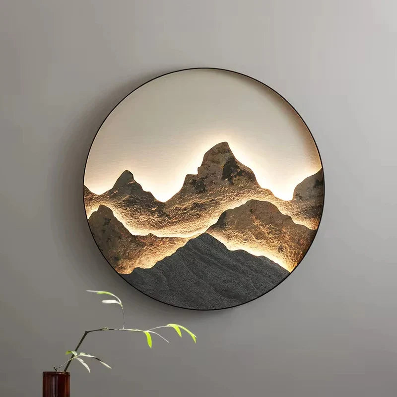 Zen-Inspired Landscape View Artsy Wall Decor