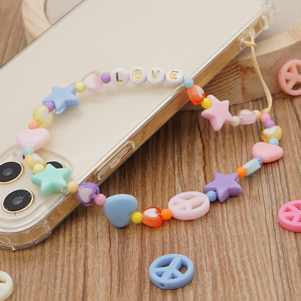 Colorful Starfish Phone Case Strap