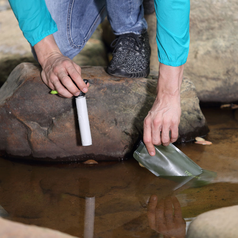 Camping Water Purification Filtered Bottle