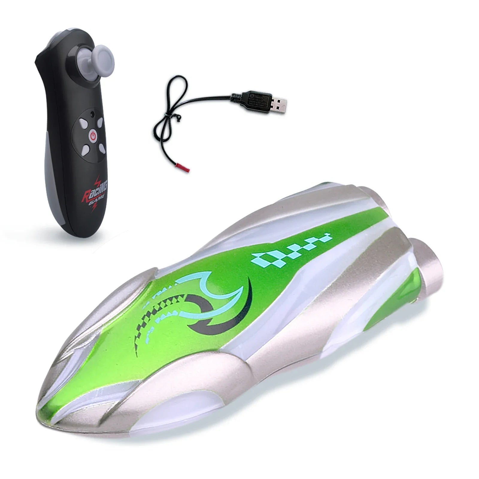 High-Speed LED Light Remote Mini Toy Boat