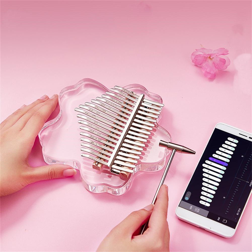 Cherry Blossom Kalimba Acrylic Thumb Piano