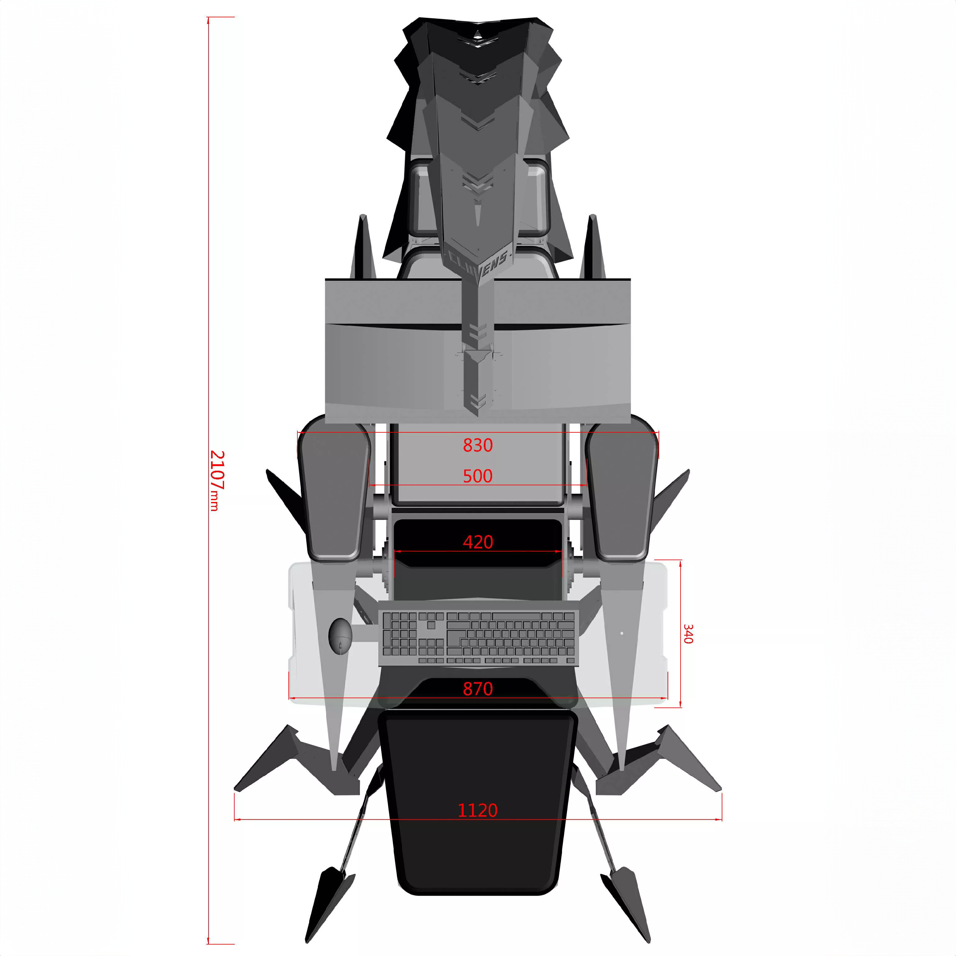 Zero Gravity Massage Ergonomic Scorpion Gaming Chair