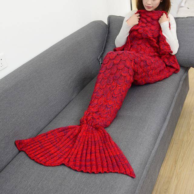 Handmade Mermaid Sleeping Blanket