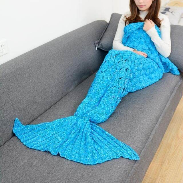 Handmade Mermaid Sleeping Blanket