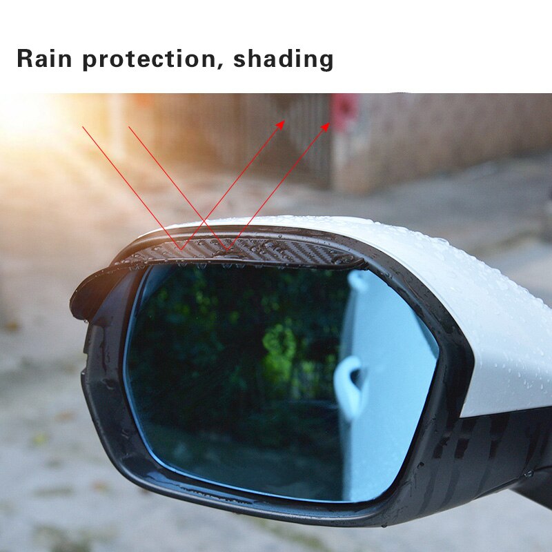 2pcs Car Rear View Mirror Rain Protector