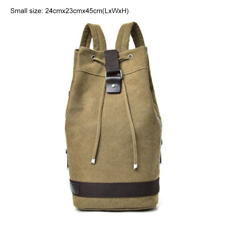 Nomad Friendly Canvas Bucket Bag Backpack