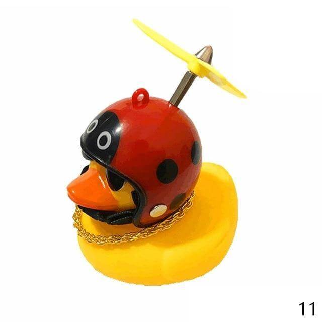 3pcs Mission Serious Car Duck with Helmet