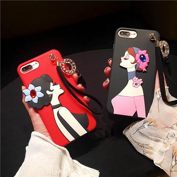 3D Korea Soft Luxury Iphone Cases