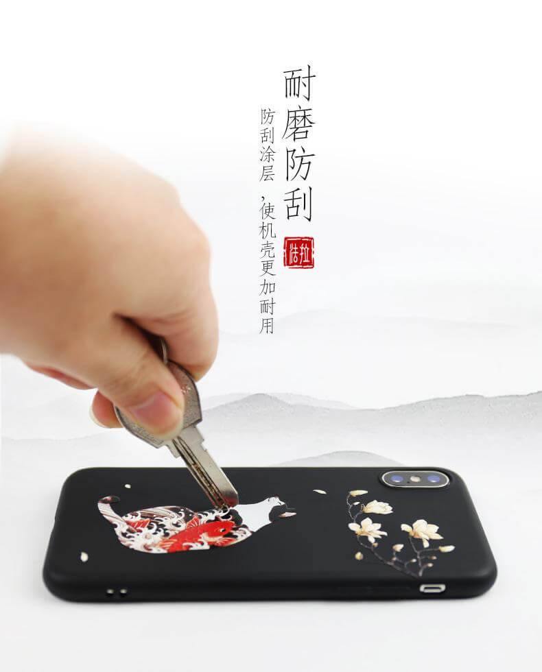 3D Giant Japanese Art iPhone Cases