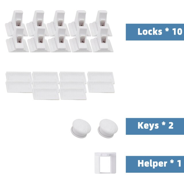 Magnetic Invisible Safety Cabinet Lock