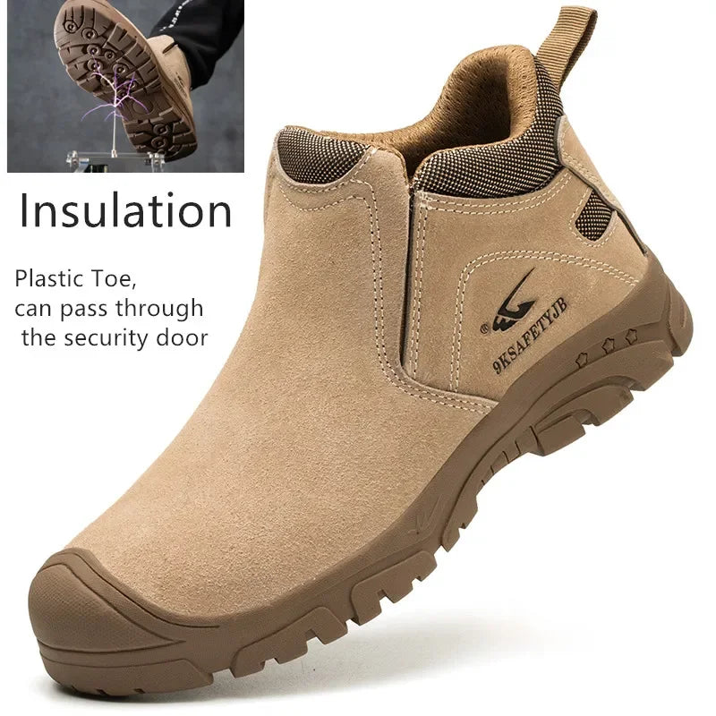 Scald-Proof Insulated Durable Slip-On Indestructible Work Shoes