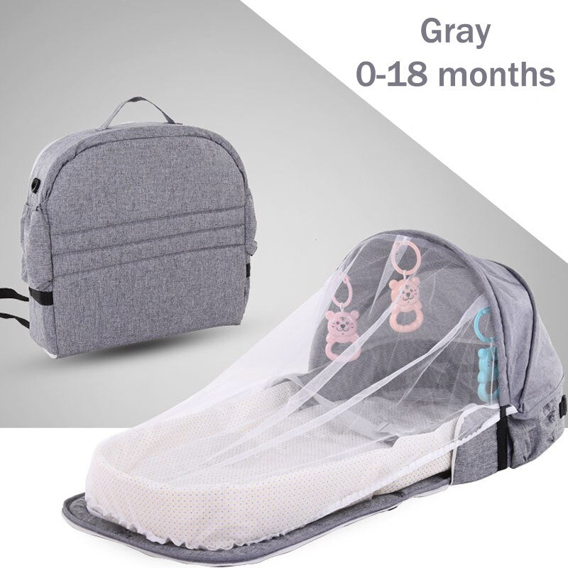 Portable Foldable Crib Baby Nest Backpack