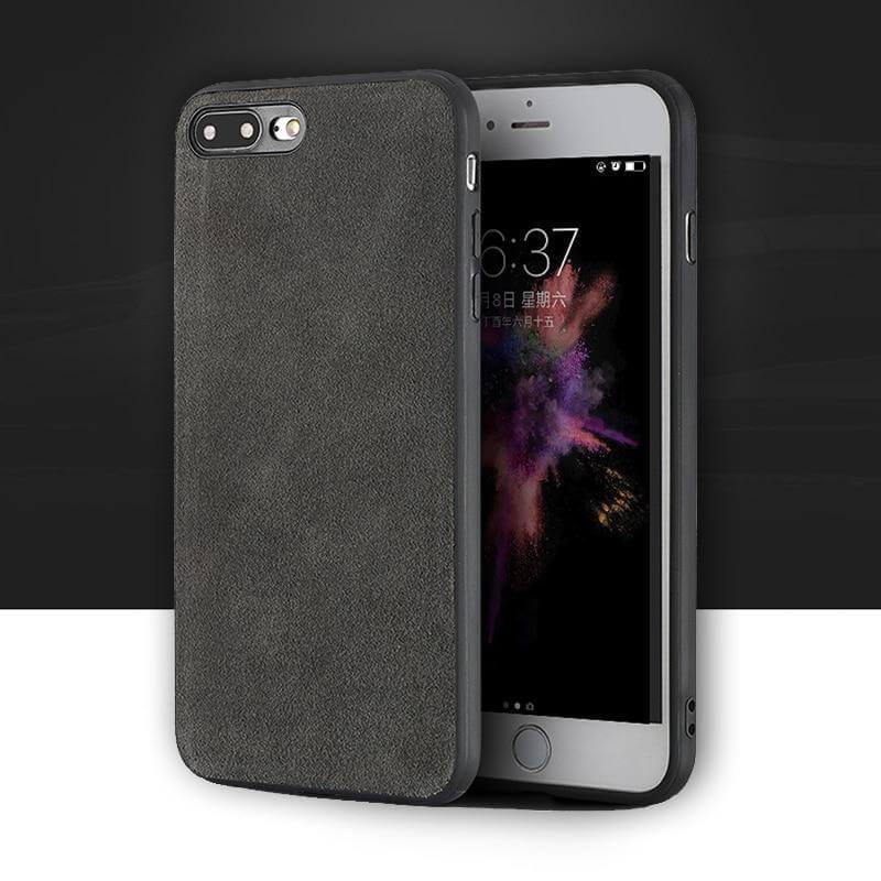 Luxury Suede Leather Iphone Cases