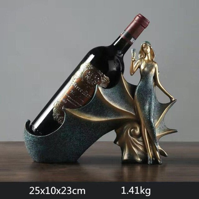 Modern Family Figurines Wine Holder