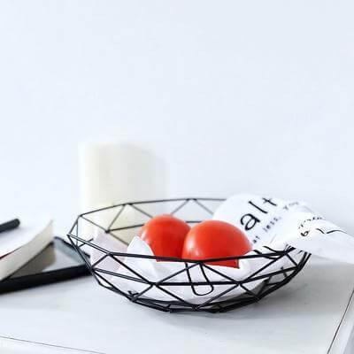 Creative Nordic Style Iron Basket