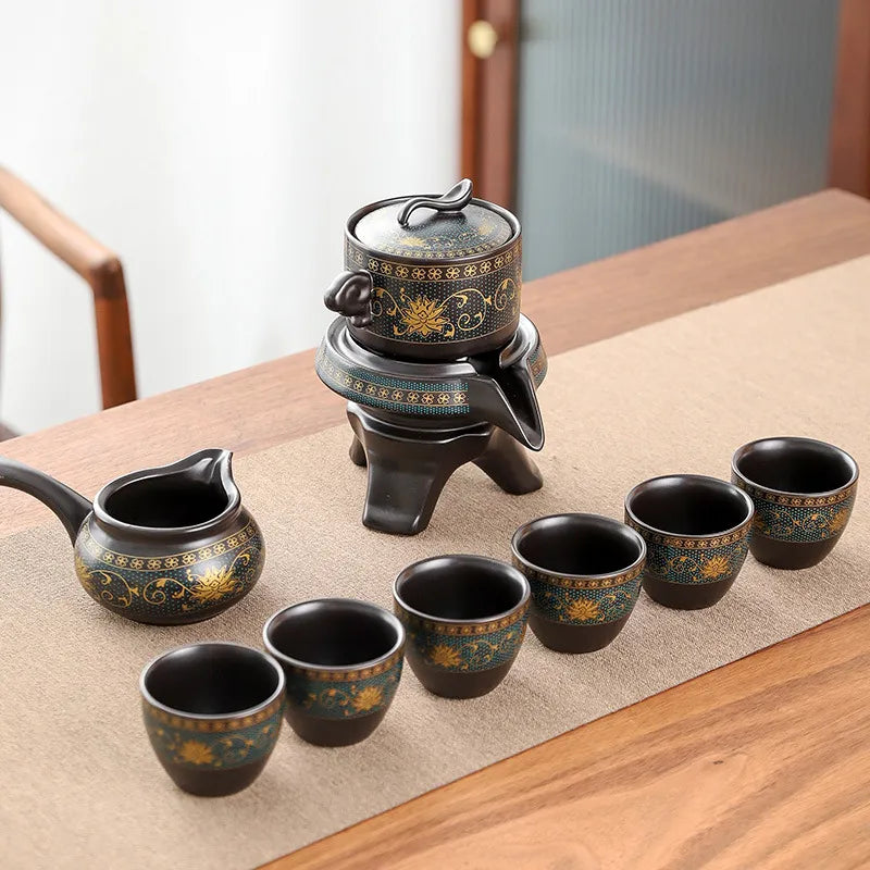 Mystic Sip Kung-Fu Ceramic Tea Set