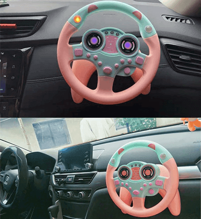 Electric Educational Car Simulation Steering Wheel Toy