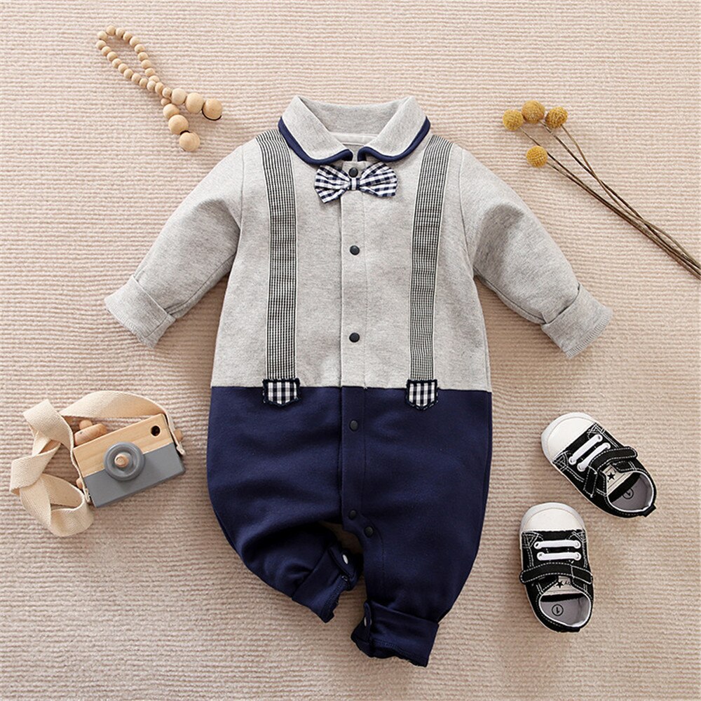 Newborn Baby Gentleman Jumpsuit