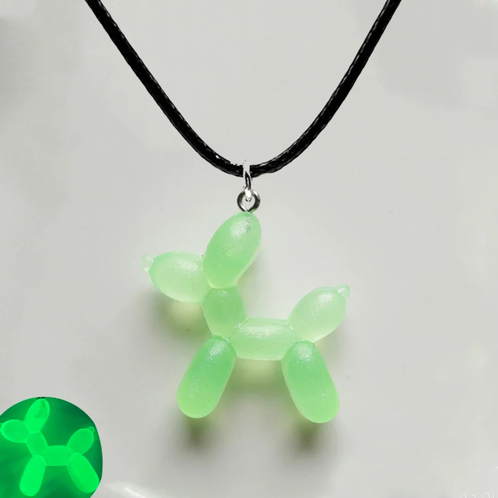 Glowing Captured Spooky Ghost Bottle Necklace