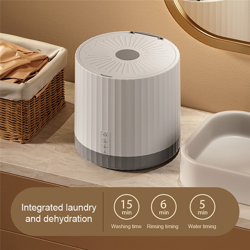 4L Mini Portable Rotating Turbine Washing Machine