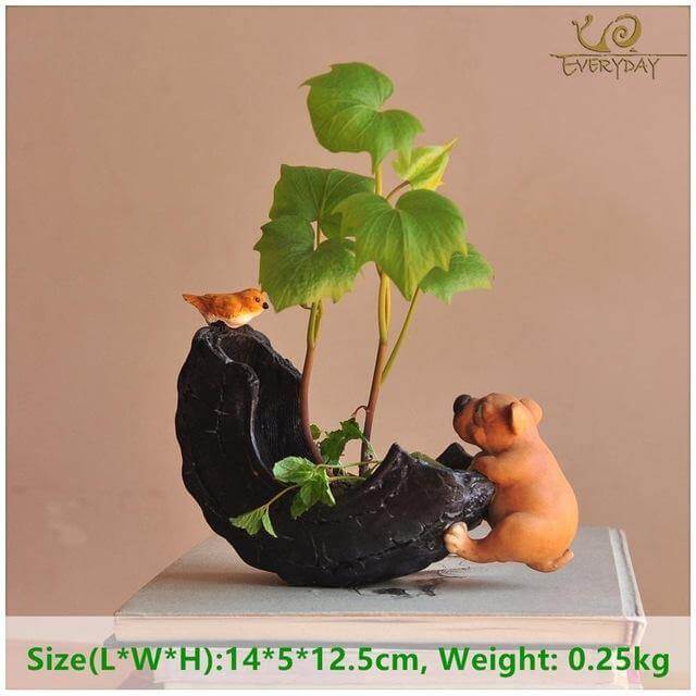 Cute Dog FlowerPot decoration