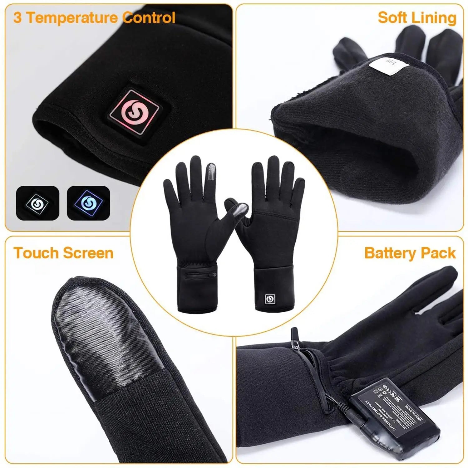 Stay Warm Thermal Tech Winter Gloves