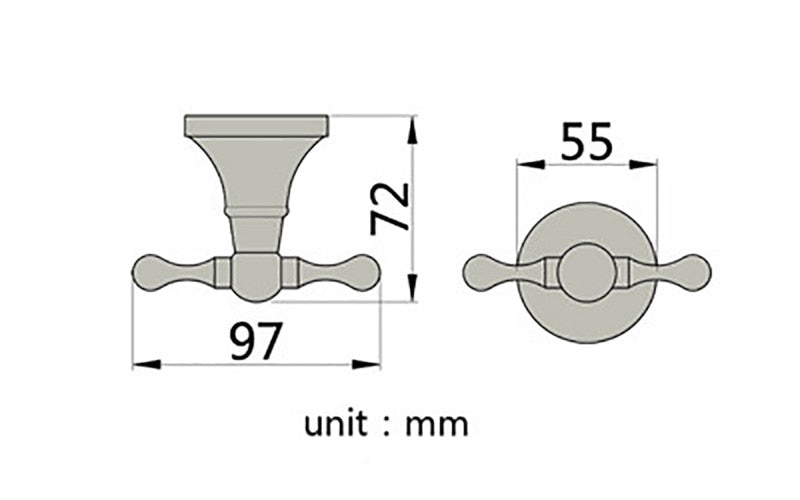 Wall-Mounted Bathroom Accessories Holder Set