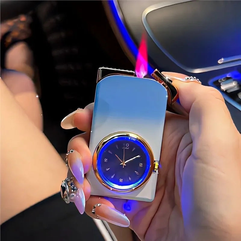 Creative Dual Fire Gradient Color Lighter Watch