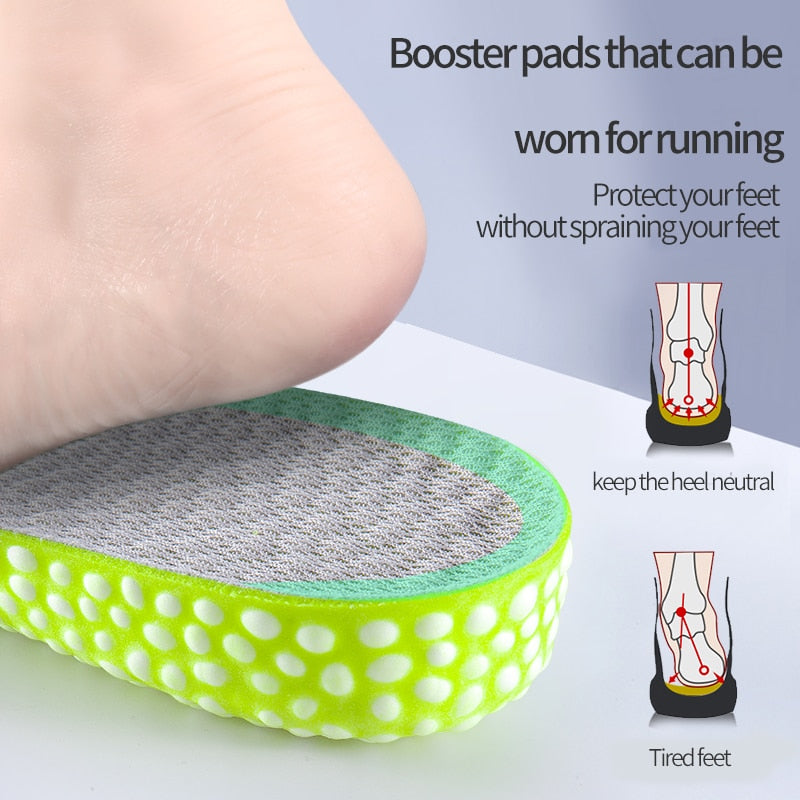 Soft Feet Unisex Breathable Elevated Shoe Insoles