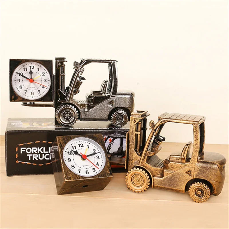 Retro Forklift Unique Digital Clock