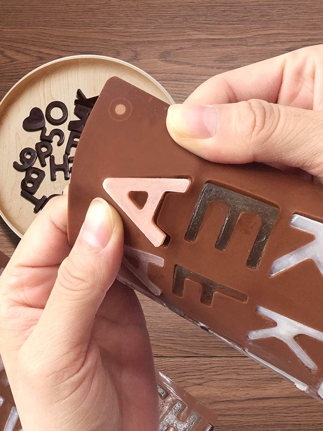 3D Alphabet Silicone DIY Chocolate Mold